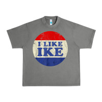 Tornado i like ike political button vintage distressed Urban Heavy Tee - baoMotion