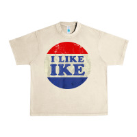 Sandshell i like ike political button vintage distressed Urban Heavy Tee - baoMotion