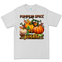 Dove Grey pumpkin spice junkie Premium Tee - BundleAndBundleShop
