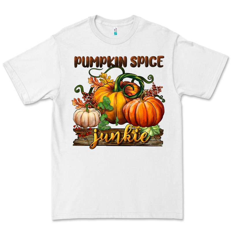 Pumpkin Spice Junkie Premium Tee by BundleAndBundleShop | Teevron