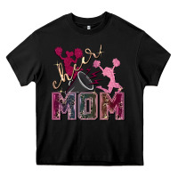Black Cheer mom Mother's Day Heavy Core Tee - FaDigitalArtStudio