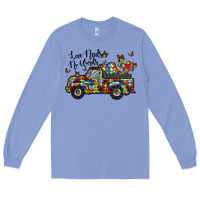 Colony Blue love needs no words Long Sleeve Tee - RacoonDesign