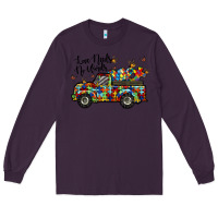 Plum love needs no words Long Sleeve Tee - RacoonDesign