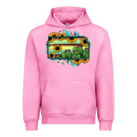 Fuchsia Pink Kansas map sunflower catus serape Urban Hoodie - RanaPortraitStore