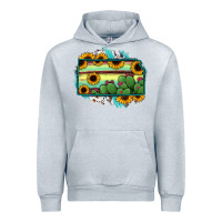 Heather Grey Kansas map sunflower catus serape Urban Hoodie - RanaPortraitStore