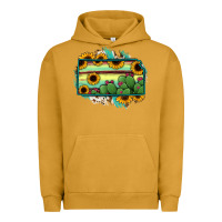 Pigment Peanut Butter Kansas map sunflower catus serape Urban Hoodie - RanaPortraitStore
