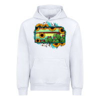 White Kansas map sunflower catus serape Urban Hoodie - RanaPortraitStore