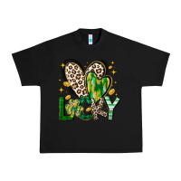 Black Lucky Saint Patricks Day Urban Heavy Tee - CowhideDigitalArt