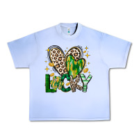 Grape Ice Lucky Saint Patricks Day Urban Heavy Tee - CowhideDigitalArt