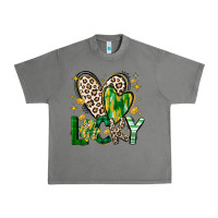 Tornado Lucky Saint Patricks Day Urban Heavy Tee - CowhideDigitalArt