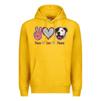 Lemon Peace Love Pitties Premium Hoodie - Jasminsmagicworld