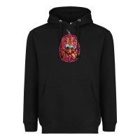 Black watercolor pumpkin leopard Heavyweight Hoodie - RanaPortraitStore