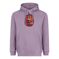 Lavender watercolor pumpkin leopard Heavyweight Hoodie - RanaPortraitStore