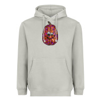 Moon Dust watercolor pumpkin leopard Heavyweight Hoodie - RanaPortraitStore