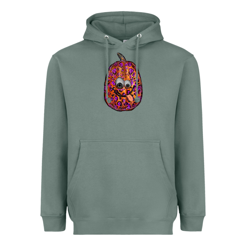 Watercolor Pumpkin Leopard Heavyweight Hoodie by RanaPortraitStore | Teevron