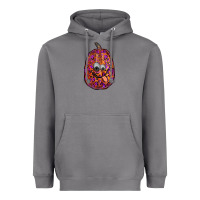 Storm watercolor pumpkin leopard Heavyweight Hoodie - RanaPortraitStore
