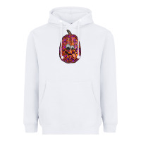 White watercolor pumpkin leopard Heavyweight Hoodie - RanaPortraitStore