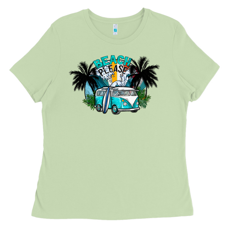 Beach Please Ladies Tee by CowhideDigitalArt | Teevron