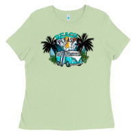 Matcha beach please Ladies Tee - CowhideDigitalArt
