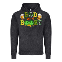 Vintage Black bad and boozy wıth beer and coins Vintage Hoodie - Artiststas
