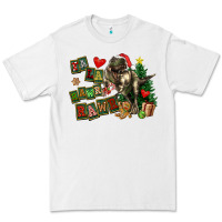 White Fa La La Trex Christmas Premium Tee - FaDigitalArtStudio