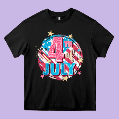 4th Of July Heavy Core Tee Designed By Fadigitalartstudio
