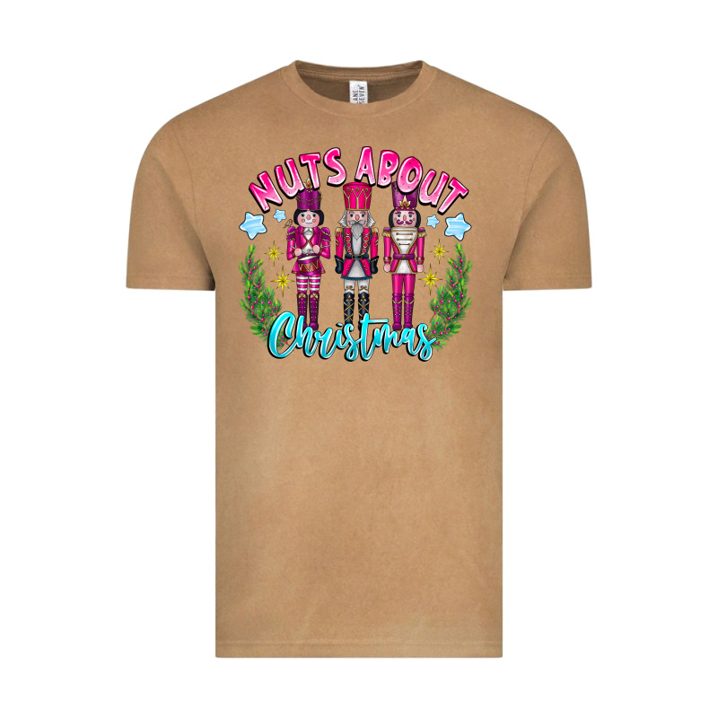 Nuts About Christmas Vintage Tee by CowhideDigitalArt | Teevron