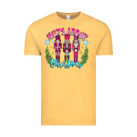 Vintage Mustard Nuts About Christmas Vintage Tee - CowhideDigitalArt
