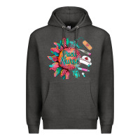 Charcoal Heather western  pacu nurse medical instruments Premium Hoodie - BarkalooDesign