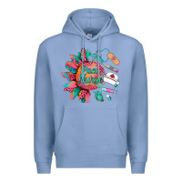 Colony Blue western  pacu nurse medical instruments Premium Hoodie - BarkalooDesign