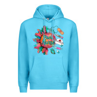 Ocean Blue western  pacu nurse medical instruments Premium Hoodie - BarkalooDesign