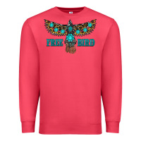 Cardinal turquoise freebird Premium Sweatshirt - RanaPortraitStore