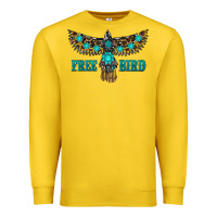 Lemon turquoise freebird Premium Sweatshirt - RanaPortraitStore
