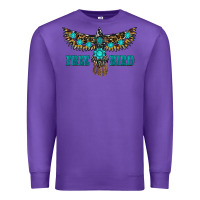Purple turquoise freebird Premium Sweatshirt - RanaPortraitStore