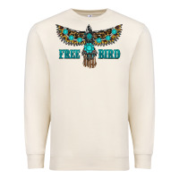 Sandshell turquoise freebird Premium Sweatshirt - RanaPortraitStore