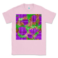 Bubblegum Pink Mardi Gras leopard Seamless Pattern Classic Tee - FaDigitalArtStudio