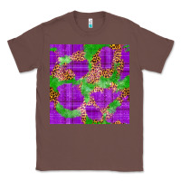 Chestnut Mardi Gras leopard Seamless Pattern Classic Tee - FaDigitalArtStudio