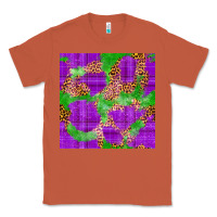 Copper Mardi Gras leopard Seamless Pattern Classic Tee - FaDigitalArtStudio