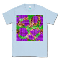 Dusty Blue Mardi Gras leopard Seamless Pattern Classic Tee - FaDigitalArtStudio