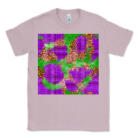 Lilac Mardi Gras leopard Seamless Pattern Classic Tee - FaDigitalArtStudio