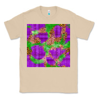 Mushroom Mardi Gras leopard Seamless Pattern Classic Tee - FaDigitalArtStudio