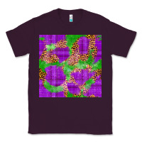 Plum Mardi Gras leopard Seamless Pattern Classic Tee - FaDigitalArtStudio