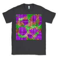 Smoke Mardi Gras leopard Seamless Pattern Classic Tee - FaDigitalArtStudio