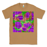 Toasted Coconut Mardi Gras leopard Seamless Pattern Classic Tee - FaDigitalArtStudio