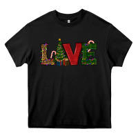 Black christmas tree love Heavy Core Tee - RanaPortraitStore