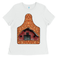 White Barn Earning Ladies Tee - CowhideDigitalArt