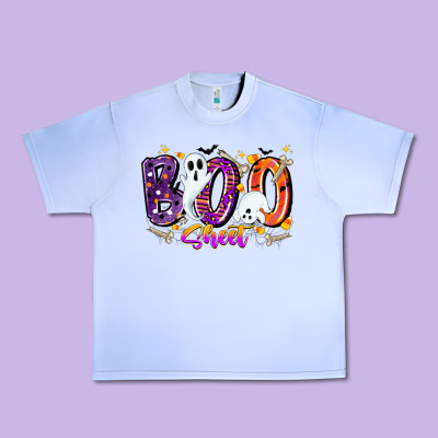 Boo Sheet Urban Heavy Tee Designed By Cowhidedigitalart