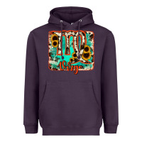 Plum virgo turquoise cowhide Heavyweight Hoodie - RanaPortraitStore