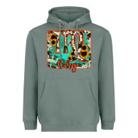 Sage virgo turquoise cowhide Heavyweight Hoodie - RanaPortraitStore