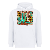 White virgo turquoise cowhide Heavyweight Hoodie - RanaPortraitStore